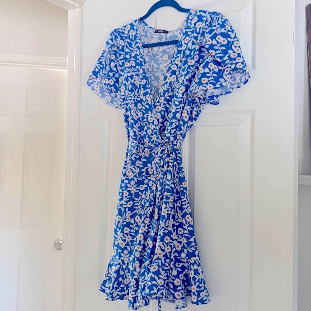 Floral Wrap Dress